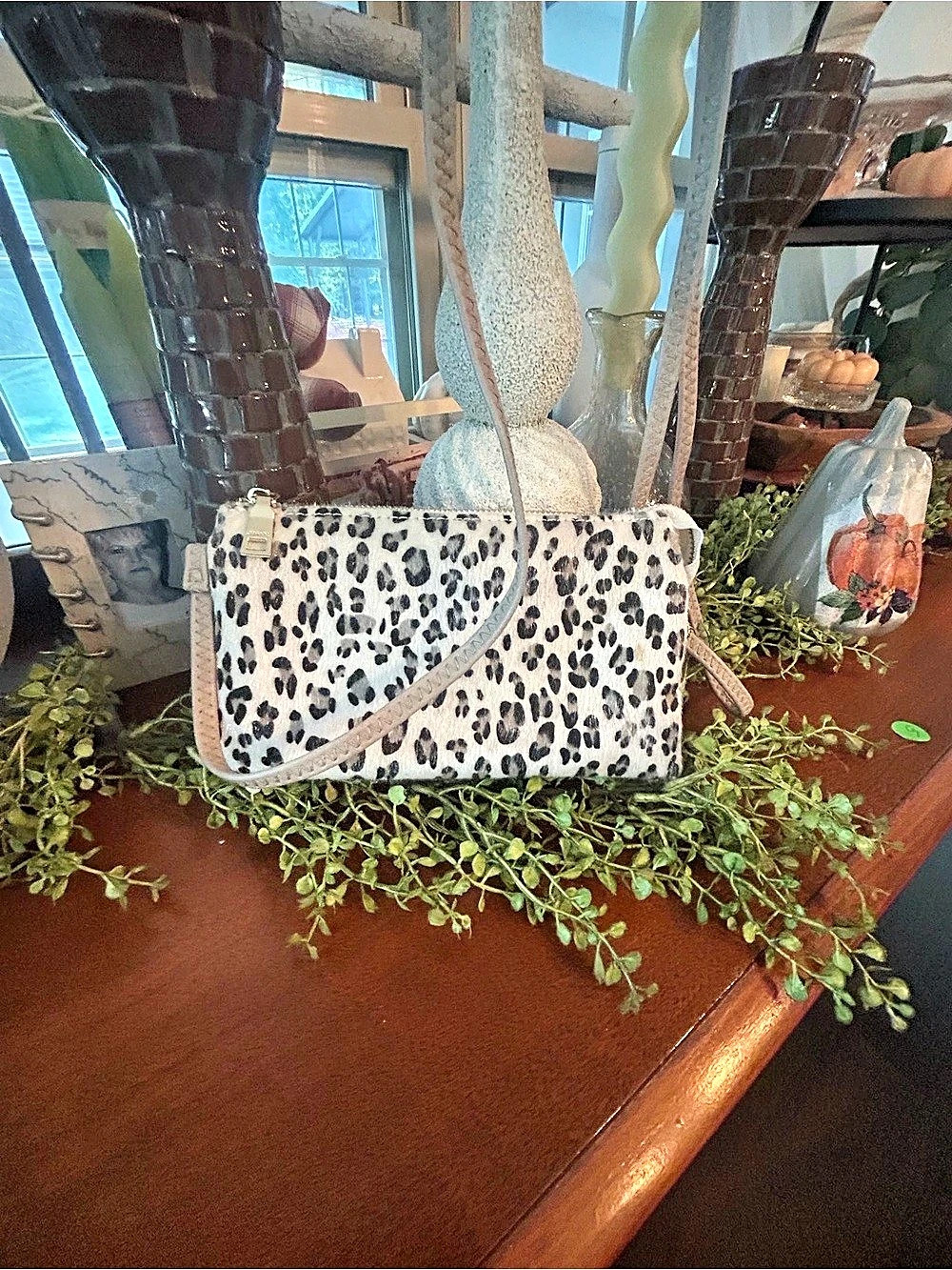 Jen & Co Leopard Print Crossbody Bag